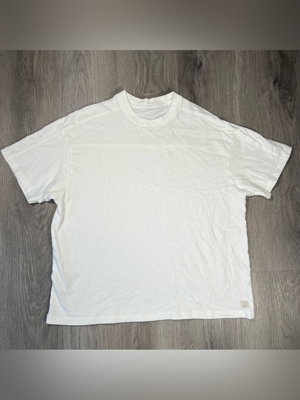 Vuori Women's Short Sleeve Heavyweight Cotton Tshirt White Size Large VW1312